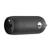 Belkin Belkin BoostCharge strömadapter för bil - 24 pin USB-C - 30 Watt