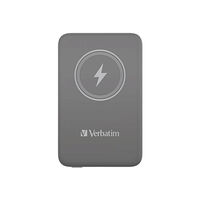 VERBATIM Verbatim Charge 'n' Go trådlös powerbank - magnetfäste - Li-pol - 24 pin USB-C - 20 Watt