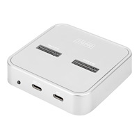 Digitus DIGITUS - SSD-dockningsstation - M.2 Card (PCIe NVMe & SATA) - USB-C 3.2 (Gen 2)