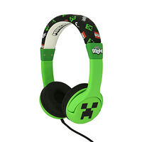 Minecraft Headphone Wired On-Ear 85dB Creeper