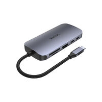 UNITEK Unitek uHUB N9+ - dockningsstation - USB-C - 9 platser - HDMI - 1GbE