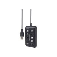 Gembird Gembird UHB-U2P10P-01 - hubb - 10 portar