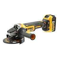 DeWalt DeWALT XR DCG405P2 - vinkelslip - sladdlös - 1000 W - 125 mm - 2 batterier