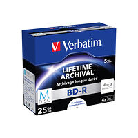 VERBATIM Verbatim M-Disc - BD-R x 5 - 25 GB - lagringsmedier