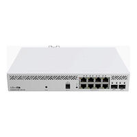 MikroTik MikroTik CSS610-8P-2S+IN - switch - 8 portar - smart - rackmonterbar