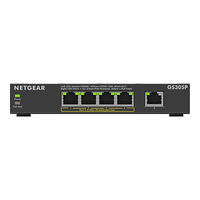 Netgear NETGEAR 300 Series GS305P - Version 3 - switch - SOHO - 5 portar - ohanterad