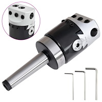 vidaXL Borrchuck 50 mm med MT2 skaft för svarvfräsning