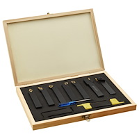 vidaXL Svarvstål Indexerbara 12 delar 16x16 mm 100 mm