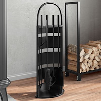 vidaXL Brasverktygsset 5 delar 23x15x66 cm stål