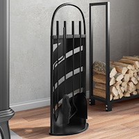 vidaXL Brasverktygsset 5 delar 23x15x66 cm stål
