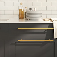 vidaXL Skåphandtag 20 st guld 320 mm rostfritt stål