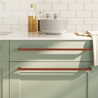 vidaXL Skåphandtag 10 st brons 480 mm rostfritt stål