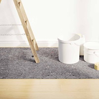 vidaXL Halkfria målardukar 2 st 2532 cm 220 g/m² grå