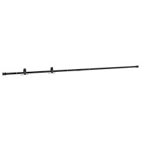 vidaXL Skjutdörrsbeslag för skåp 213 cm kolstål
