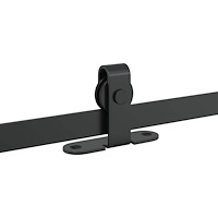 vidaXL Skjutdörrsbeslag för skåp 213 cm kolstål