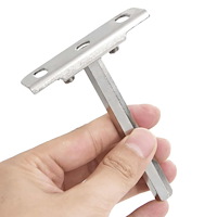 vidaXL Konsoler för flytande hyllplan 12st osynlig Ø12x100 mm kolstål
