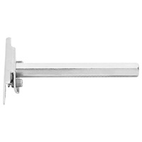 vidaXL Konsoler för flytande hyllplan 12st osynlig Ø12x100 mm kolstål