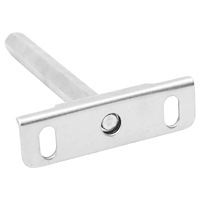 vidaXL Konsoler för flytande hyllplan 12st osynlig Ø12x100 mm kolstål
