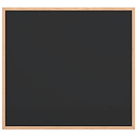vidaXL Griffeltavla med ram i massiv furu svart 60x55 cm