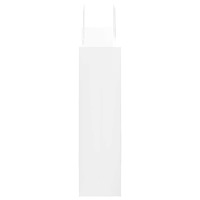 vidaXL Papperspåsar 50 st med handtag vit 32x12x42 cm