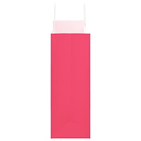 vidaXL Papperspåsar 50 st med handtag rosa 32x17x44 cm