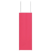vidaXL Papperspåsar 250 st med handtag rosa 21x11x31 cm