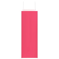 vidaXL Papperspåsar 250 st med handtag rosa 45x17x48 cm