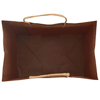 vidaXL Papperspåsar 250 st med handtag grön 32x22x28 cm