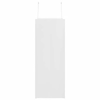 vidaXL Papperspåsar 50 st med handtag vit 32x17x44 cm
