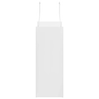 vidaXL Papperspåsar 250 st med handtag vit 21x11x28 cm