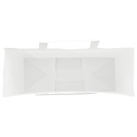 vidaXL Papperspåsar 250 st med handtag vit 32x12x42 cm