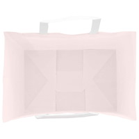 vidaXL Papperspåsar 250 st med handtag rosa 32x22x24 cm