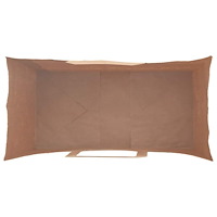 vidaXL Papperspåsar 250 st med handtag blå 18x8x22 cm