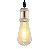 vidaXL Lamphållare 2 st Satin Nickel E27