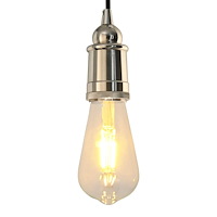 vidaXL Lamphållare 2 st Satin Nickel E27