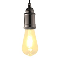 vidaXL Lamphållare 2 st blank svart E27