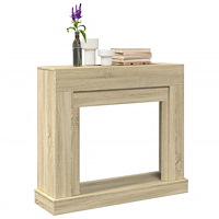 vidaXL Spiselkrans sonoma-ek 100x30x87,5 cm konstruerat trä
