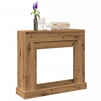 vidaXL Spiselkrans artisan ek 100x30x87,5 cm konstruerat trä