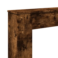 vidaXL Spiselkrans rökfärgad ek 100x20x100 cm konstruerat trä
