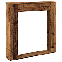 vidaXL Spiselkrans åldrat trä 100x20x100 cm konstruerat trä