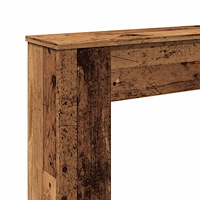 vidaXL Spiselkrans åldrat trä 100x20x100 cm konstruerat trä