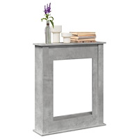 vidaXL Spiselkrans betonggrå 75x20x87,5 cm konstruerat trä