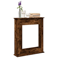 vidaXL Spiselkrans rökfärgad ek 75x20x87,5 cm konstruerat trä