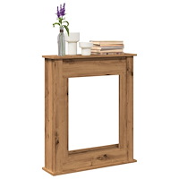 vidaXL Spiselkrans artisan ek 75x20x87,5 cm konstruerat trä