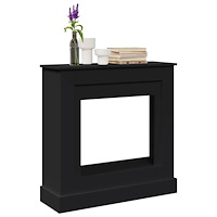 vidaXL Spiselkrans svart 90x30x90 cm konstruerat trä