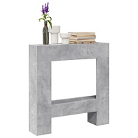 vidaXL Spiselkrans betonggrå 81x18x82 cm konstruerat trä