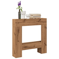 vidaXL Spiselkrans artisan ek 81x18x82 cm konstruerat trä