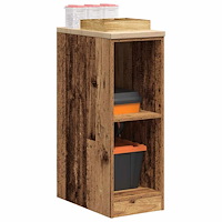 vidaXL Garageskåp gammalt trä 30x51x85 cm massivt trä furu