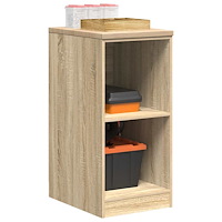 vidaXL Garageskåp Sonoma ek 40x51x85 cm massiv trä furu