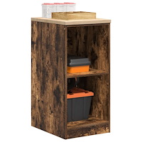 vidaXL Garageskåp Sonoma ek 40x51x85 cm massiv trä furu